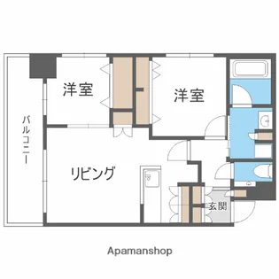 MJSQUARE KOTONI【708号室】の間取り