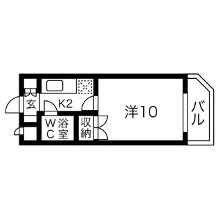 フォレスト15・8【401号室】の間取り