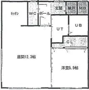 プレステージ知事公館【2階】の間取り