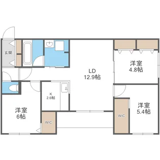 GARBO月寒【4階】の間取り