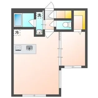 カレラ学園前【2階】の間取り