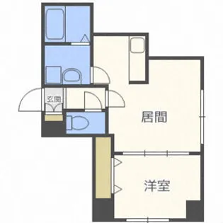 EーHORIZON山鼻【402号室】の間取り