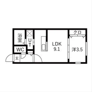 PRECIOUS KOTONI (プレシャスコトニ)【1階】の間取り