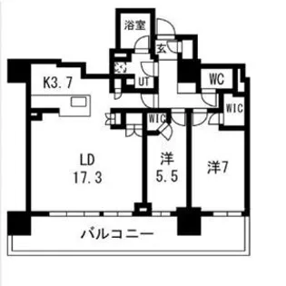 シティタワー札幌【3階】の間取り