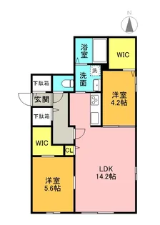 LIVEASE S6W13(リヴィースエス6ダブリュー13)【1階】の間取り