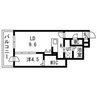 アルファスクエア南5条東【00609号室】の間取り