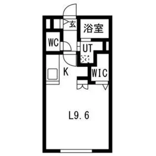 アルファスクエア南5条東【00603号室】の間取り