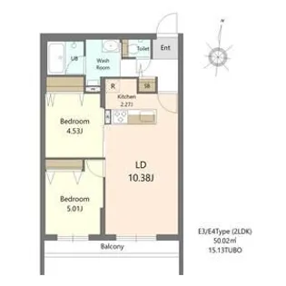 SーRESIDENCE医大南ALTIER【2階】の間取り