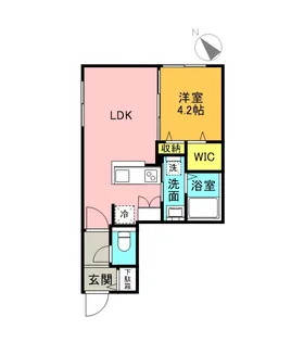 PREMIER IST NAKANOSHIMA(プレミアイスト)【1階】の間取り