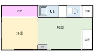 カサデューク6【201号室】の間取り