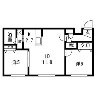 ENZO【1階】の間取り