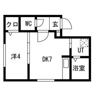 ラグナベルデ美園【1階】の間取り