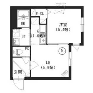 ホロムア美園【3階】の間取り