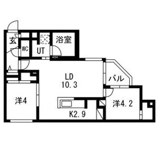TERRACE SAKURA(テラスサクラ)【1階】の間取り
