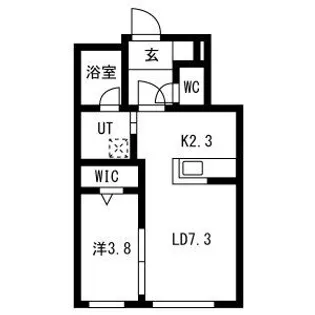 仮)南7条西13丁目MS【306号室】の間取り