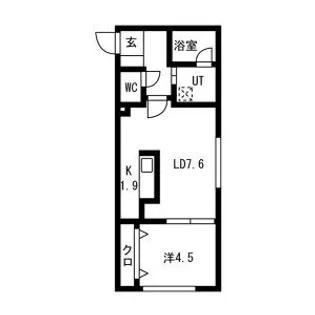 仮)南7条西13丁目MS【303号室】の間取り