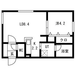 仮)南7条西13丁目MS【202号室】の間取り