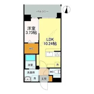 LIBTH桑園【5階】の間取り