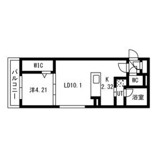 CAVATINA(カヴァティーナ)【401号室】の間取り