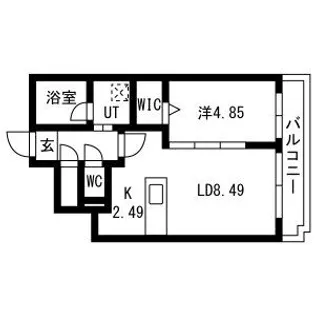 CAVATINA(カヴァティーナ)【507号室】の間取り