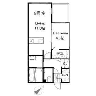 PREMIER IST KOTONI STA.【1階】の間取り