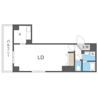 IーFRONT NAEBO【5階】の間取り
