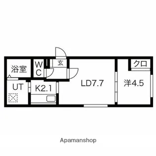 北海道札幌市豊平区美園十一条5丁目【マンション】の間取り