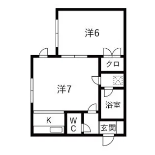 リッチフォレスト【2階】の間取り