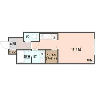 COFFRET(コフレ)平和通6【2階】の間取り