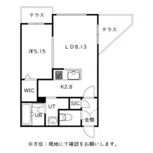 仮)菊水5−2MS B棟【102号室】の間取り