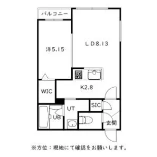 仮)菊水5−2MS B棟【202号室】の間取り