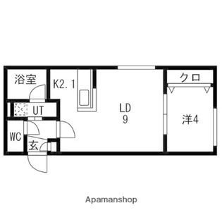 北海道札幌市白石区栄通13丁目【マンション】の間取り