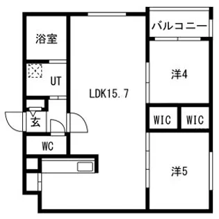 仮)月寒西1ー9MS【401号室】の間取り