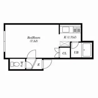 PLAZA IN カブト(プラザインカブト)【102号室号室】の間取り