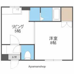 エスポアール53【303号室】の間取り
