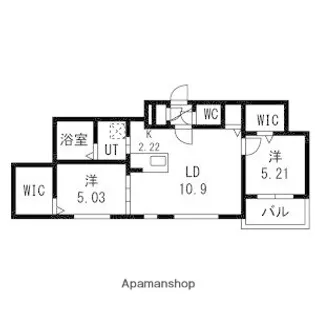 WARMTH INN 南4条【303号室】の間取り