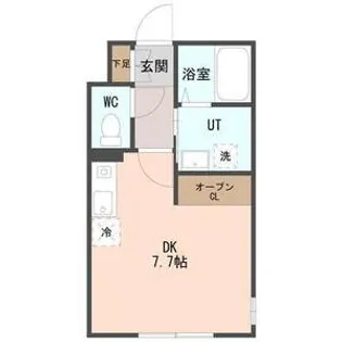 COFFRET(コフレ)西町北【1階】の間取り