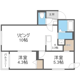 VERDE MARUYAMA【0206号室】の間取り