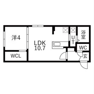 アレグリア本郷通7丁目【4階】の間取り