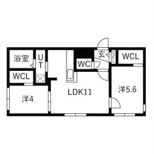 アレグリア本郷通7丁目【1階】の間取り