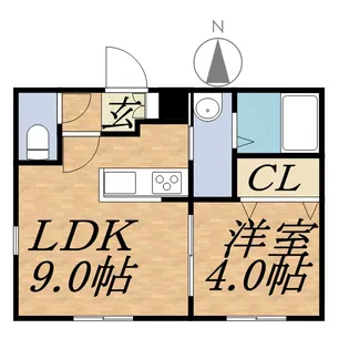 ウインダムヒル札幌駅前【4階】の間取り