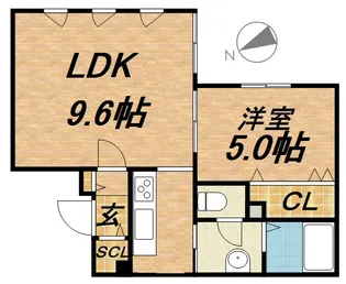 グランメール宮の森【2階】の間取り