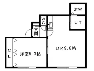 グランメール光【2階】の間取り