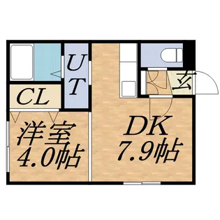 ル・ノール弐番館【401号室】の間取り