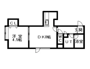 エターナル【206号室】の間取り