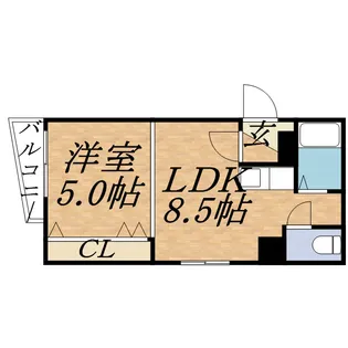 MORE TONDEN【00301号室】の間取り