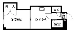 ナチュレ南5条【302号室】の間取り