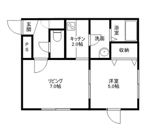 ステージノア北円山【306号室】の間取り