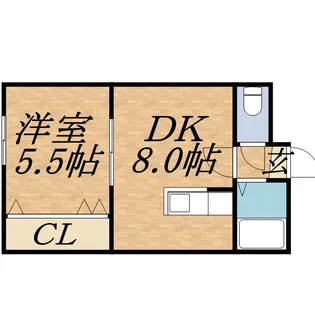 ルナハイツ南8条【00207号室】の間取り