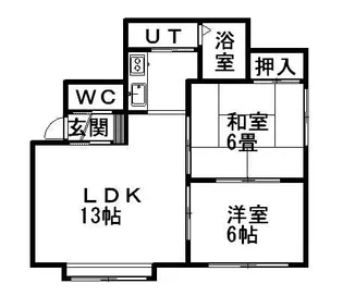 マンション光【203号室】の間取り